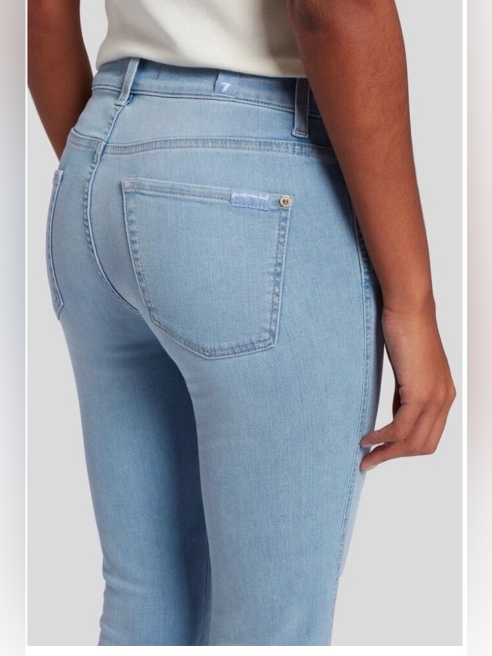 7 for all mankind bootcut tailorless bair mirage with side slit